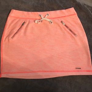 Abercrombie and Fitch orange skirt Large